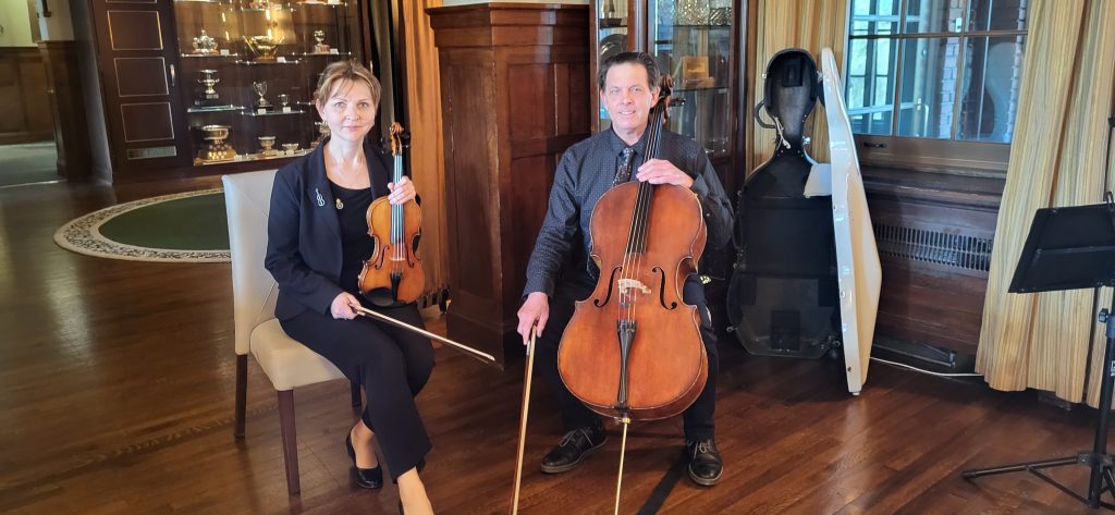 Corporate Entertainment Ottawa. Our string trio performance at a corporate reception for SNC Lavelin at Daly's at the Westin Hotel in Ottawa